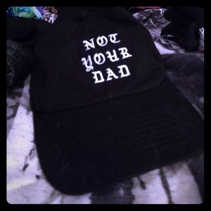 Black not your dad baseball cap